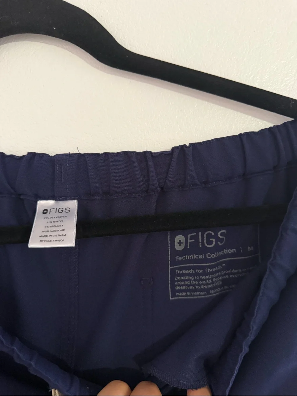 Figs Navy Men’s Drawstring Joggers